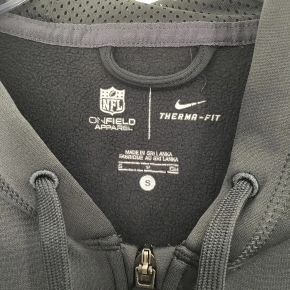 NFL Men’s Saints OnField Apparel Full Zip Hoodie Jacket - Picture 4 of 8